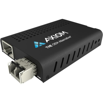 AXIOM MINI 100MBS RJ45 TO 100B ASE-FX MEDIA CONVERTER - MMF LC  2KM  1310NM