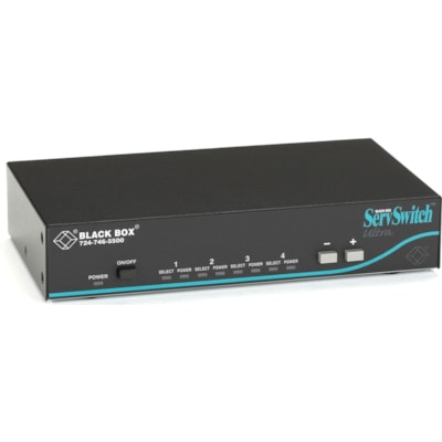 Black Box ServSwitch Ultra Mini Chassis, 2-Port - 2 Computer(s) - 1 Local User(s) - 1600 x 1024 - Rack-mountable SSIS  2-PORT KV5002MA-R2 