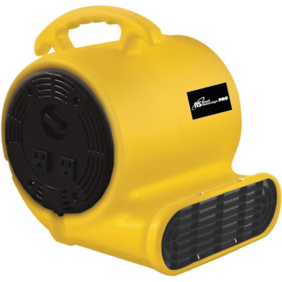 Royal Sovereign 800 CFM Commercial Air Mover FAM-100 - - 3 Speed - 1600 - 5984.4 gal/min (22653477.28 mL/min) - Floor, Wall, Ceiling - 120 V AC - Compact, Stackable - Yellow, Black 1/3 HP  800 CFM 3 SPEED