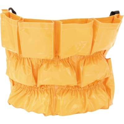 Globe - Sac de transport pour conteneurs à déchets de 20, 30 et 44 gallons - longueur de 20,50 po (520,70 mm) - Jaune - Vinyle - Fournitures de nettoyage, Poubelle - 1 chaque CONTENANTS CONVIENT AUX CANONS DE 20  32
