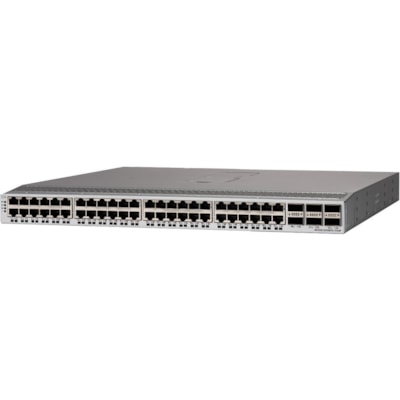 Cisco Nexus 93108TC-FX3P Ethernet Switch - 48 Ports - Manageable - 10 Gigabit Ethernet, 100 Gigabit Ethernet - 10GBase-T, 100GBase-X - 3 Layer Supported - Modular - Optical Fiber, Twisted Pair - 1U - Rack-mountable  PERP 