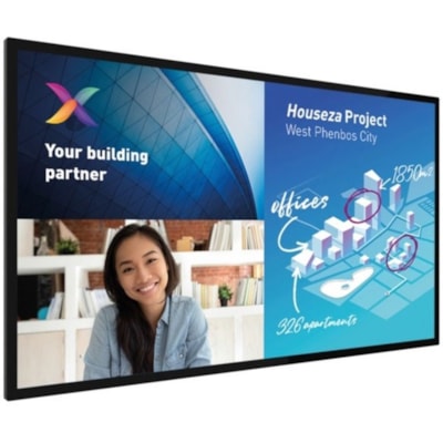 Philips Signage Solutions C-Line Display - 65" (1651 mm) LCD - Touchscreen MTK5680 - 4 GB DDR4 SDRAM - 3840 x 2160 - 350 cd/m² - 2160p - HDMI - USB - DVI - Serial - Wireless LAN - Ethernet - Android 9.0 Pie ULTI-TOUCH SIGNAGE DISPLAYS AN DROID 65IN
