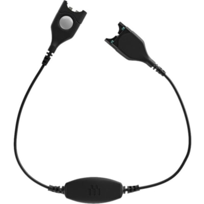 EPOS EU Inline Limiter Cable - ED-ED CEUL 33 - Easy Disconnect Audio Cable for Audio Device, Headset - First End: 1 x Easy Disconnect - Second End: 1 x Easy Disconnect  cable ED-ED Accessories  USED TOGETHER WITH