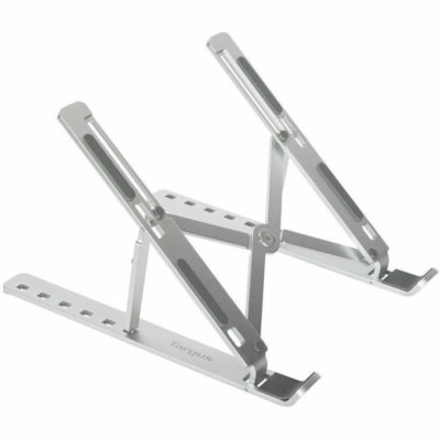 Targus - SUPPORT ORDI.PORT - 10 po à 15,6 po Support d'écran - 9,09 po (231 mm) Hauteur x 1,77 po (45 mm) Largeur - Portable - Aluminium - Argenté - Pour Tablette, Ordinateur Portable - Ergonomique, Confortable, Angle ajustable, Résistants, Protection anti-surchauffe, Compa ORDINATEUR PORTABL ERGONOMIQUE SUPPORT POUR TABLETTE