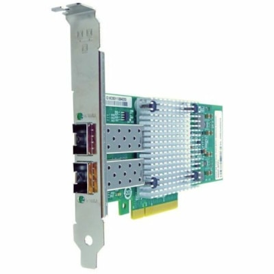 Axiom 10Gbs Dual Port SFP+ PCIe 3.0 x8 NIC Card for Dell - 540-BBUN - 10Gbs Dual Port SFP+ PCIe 3.0 x8 NIC Card E 3.0 X8 NIC CARD FOR DELL - 5 40-BBUN