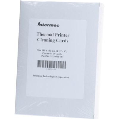 Intermec Cleaning Card - 25 / Pack  SUPL 