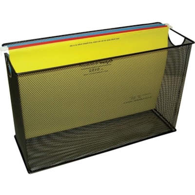 Winnable Legal Hanging Folder - 8 1/2" (215.90 mm) x 14" (355.60 mm) - Black - 1 Each HANGING FILE RACK 15-1/4"W X 5-1/2"D X 9-3/4"H