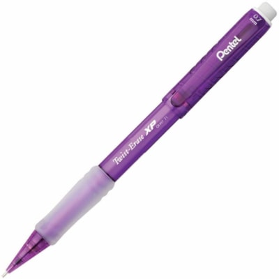 Pentel TwistErase Mechanical Pencil - 0.7 mm (0.03") Purple Lead - Refillable - 12 / Box  