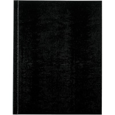 Blueline Notebook - 150 Pages - Executive - 9 1/4" (234.95 mm) x 7 1/4" (184.15 mm) Sheet Size - Hard Cover - Recycled - 1 Each 9-1/4"X7-1/4"RULED BK 150PAGES NAVY BLK GREEN BURGUNDY