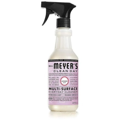 Mrs. Meyer's Lavender Multi-Surface Everyday Cleaner - Ready-To-Use - 473 mL - Lavender Scent - Cruelty-free, Refillable, Paraben-free, Phthalate-free, Glycol-free, Solvent-free, Artificial Color-free - 1 Each 473ML 