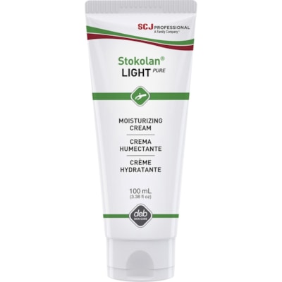 SC Johnson Stokolan Skin Conditioning Cream - Cream - 3.38 fl oz (100 mL) - Tube - For Dry, Sensitive Skin - Healthcare Working, Hospitality, Industrial, Office & Commercial Facilities - Non-greasy, Dye-free, Silicon-free, Fragrance-free, Moisturising, Hypoallergenic Tube - 1 Each 100 ML TUBE LOTION