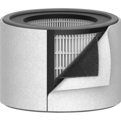TruSens Replacement Filter 3in1 HEPA for TruSens Z2000AP - HEPA/Activated Carbon - For Air Purifier - Remove Dust, Remove Gases, Remove Odor, Remove Pet Hair, Remove Micro Organisms, Remove Allergens, Remove Volatile Organic Compound, Remove Airborne Particles - 0.01 mil (0 mm) Particles - 5.90" (14 3-IN-1 HEPA DRUM FOR TRUSENS Z2000 AIR PURIFIER
