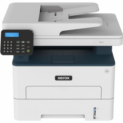 Xerox B225 Laser Multifunction Printer - Monochrome - Copier/Printer/Scanner - 34 ppm Mono Print - 600 x 600 dpi Print - Automatic Duplex Print - Up to 30000 Pages Monthly - 1200 x 1200 dpi Optical Scan - Fast Ethernet - Wireless LAN - Apple AirPrint, Chromebook, Mopria Print Service, Wi-Fi Direct -  PRNT 