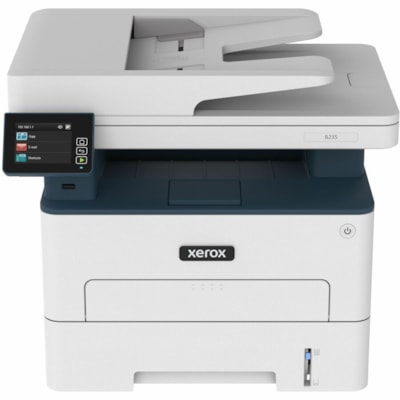 B235 Multifunction Monochrome Laser Printer - Copier/Fax/Printer/Scanner - 36 ppm Mono Print - 600 x 600 dpi Print - Automatic Duplex Print - Up to 30000 Pages Monthly - 251 sheets Input - Color Scanner - 1200 x 1200 dpi Optical Scan - Fast Ethernet - Wireless LAN - Apple AirPrint, Chromebook, Mopri  PRNT 