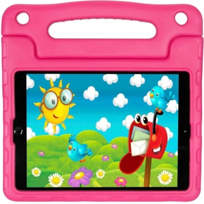 Targus Kids THD51208GL Carrying Case (Folio) for 10.2" to 10.5" Apple iPad (8th Generation), iPad Air, iPad Pro, iPad (7th Generation), iPad (9th Generation) Tablet - Pink - Drop Resistant, Bump Resistant, Wear Resistant, Damage Resistant - EVA Foam Body - Handle - 11" (279.40 mm) Height x 0.75" (19  