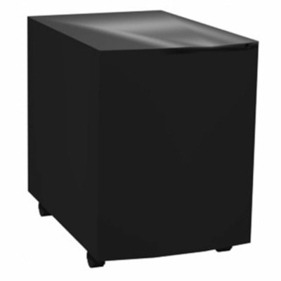 HDL File Cabinet - 15.5" (393.70 mm) Width x 22.5" (571.50 mm) Depth x 20.5" (520.70 mm) Height - 2 x Drawer(s) for File, Utility - Letter, Legal - Lateral - Ball Bearing Slide, Full Drawer Extension, Lockable, Casters, Anti-tip, Heavy Duty, Mobility, Key Lock - Black - Powder Coated - Steel, Metal 1 UTILITY AND 1 FILE DRAWER FO 15 1/2" W X 22 1/2" D X 20.5"