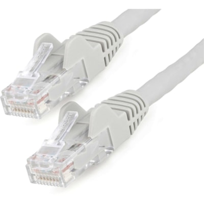 StarTech.com 50ft (15m) CAT6 Ethernet Cable, LSZH (Low Smoke Zero Halogen) 10 GbE Snagless 100W PoE UTP RJ45 Gray Network Patch Cord, ETL - 50ft/15.2m Gray LSZH CAT6 Ethernet Cable - 10GbE Multi Gigabit 1/2.5/5Gbps/10Gbps to 55m - 100W PoE++, ANSI/TIA-568-2.D Category 6 - 24 AWG stranded 100% copper rnet Cable - 10GbE Multi Gigab it 1/2.5/5Gbps/10Gbp