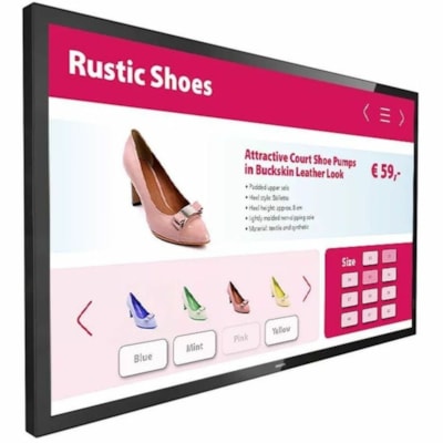 Philips Signage Solutions Multi-Touch Display - 43" (1092.20 mm) LCD - Touchscreen - ARM Cortex A53 - 2 GB DDR3 SDRAM - 3840 x 2160 - 400 cd/m² - 2160p - HDMI - USB - DVI - Serial - Wireless LAN - Ethernet - Android 8.0  TOUCH 