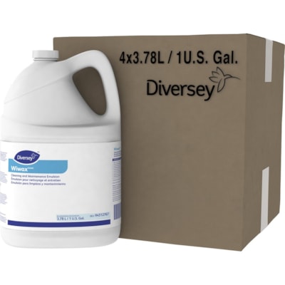 Diversey - Ã¿mulsion pour nettoyage et entretien Wiwax, 3,78Â l - 3,79 L - Caractéristique Arôme - Blanc Bouteille - 4 / Carton CLEANING & MAINTENANCE 