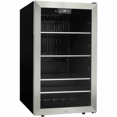 Danby Wine Cabinet - 12 Bottle(s) BLACK/STAINLESS STEEL 