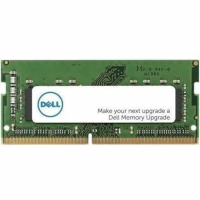 Dell Memory Upgrade - 8 GB - 1Rx16 DDR4 SODIMM 3200 MT/s - For Notebook, Mobile Workstation - 8 GB (1 x 8GB) - DDR4-3200/PC4-25600 DDR4 SDRAM - 3200 MHz Single-rank Memory - 1.20 V - Non-ECC - Unbuffered - 260-pin - SoDIMM - Lifetime Warranty  MEM 