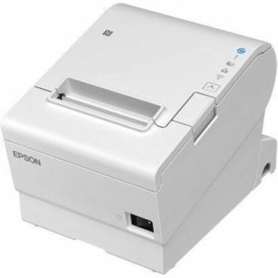 Epson OmniLink TM-T88VII Desktop Direct Thermal Printer - Monochrome - Receipt Print - Ethernet - USB - USB Host - With Cutter - White - 19.69 in/s Mono - 180 dpi - ePOS, ESC/POS, XML Emulation - For PC, SPARC, Android, iOS - 19.69 in/s (500 mm/s) Mono - 180 dpi - ePOS, ESC/POS, XML Emulation - Auto &AC;ENB9 