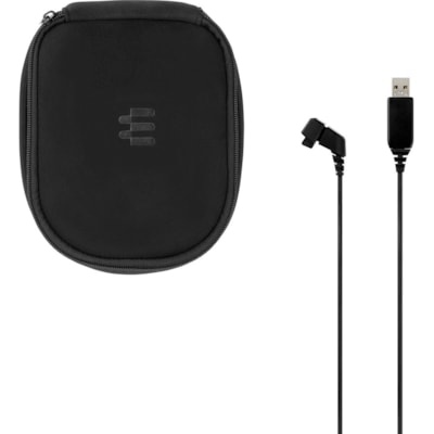 EPOS Headset Accessory Kit - Black  cable carry pouch Personal Co mmunication Accessor