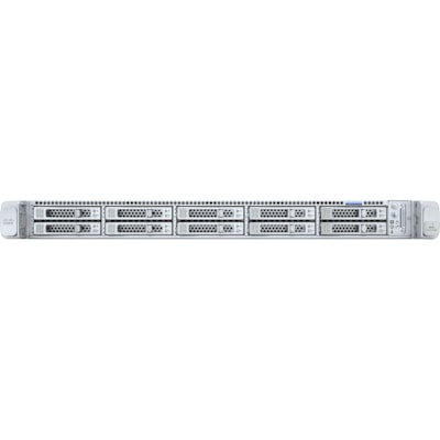 Cisco HyperFlex HX220 M6 Server Barebone System - 1U Rack-mountable - 2 x Processor Support - Intel C621A Chip - 4 TB DDR4 SDRAM DDR4-3200/PC4-25600 Maximum RAM Support - 32 Total Memory Slots - 12Gb/s SAS, Serial ATA/600 Controller - G200e 8 MB Graphic(s) - Processor Support (Xeon Platinum, Xeon Go  PERP 