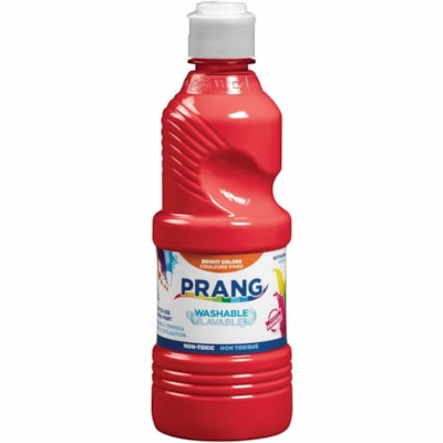 Prang Washable Tempera Paint - 1 Color(s) - Red - 473.18 mL - Washable - 1 Each READY-TO-USE  WASHABLE 