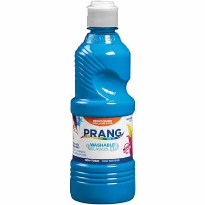 Prang Washable Tempera Paint - 1 Color(s) - Turquoise Blue - 473.18 mL - Washable - 1 Each READY-TO-USE WASHABLE 