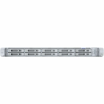 Cisco HyperFlex Server Barebone System - 1U Rack-mountable - 2 x Processor Support - Intel C621A Chip - 2 TB DDR4 SDRAM DDR4-3200/PC4-25600 Maximum RAM Support - 32 Total Memory Slots - Serial Attached SCSI (SAS) RAID Supported, Serial ATA Controller - G200e 8 MB Graphic(s) - Network (RJ-45) - Proce  BOPT 