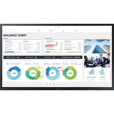 Samsung 85" UHD 4K Interactive Display - 85" (2159 mm) LCD Cortex A72 1.70 GHz - 3 GB DDR4 SDRAM - Infrared (IrDA) - Touchscreen - 16:9 Aspect Ratio - 3840 x 2160 - Edge LED - 350 cd/m² - 4,000:1 Contrast Ratio - 2160p - USB - HDMI - Bluetooth - Tizen 6.0  PERP 