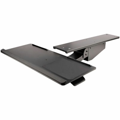 StarTech.com - Plateau pour clavier/souris KBTRAYADJ2 - hauteur de 5,7 po (144,78 mm) x largeur de 28 po (711,20 mm) - Noir - Acier  BOPT 