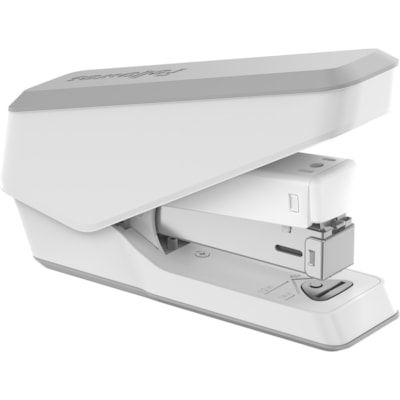 Fellowes LX840 Half Strip EasyPress Stapler White - Holds Upto 105 Staple - Half Strip - White - Metal - 1 Each HALF STRIP  EFFORTLESS STAPLER 25 SHEET CAPACITY  WHITE
