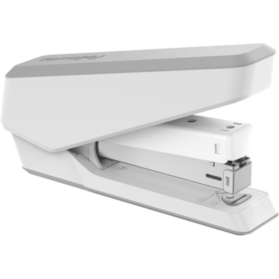 Fellowes LX850 Full Strip EasyPress Stapler - White - Holds Upto 210 Staple - Full Strip - White - 1 Each FULL STRIP  EFFORTLESS STAPLER 25 SHEET CAPACITY  WHITE