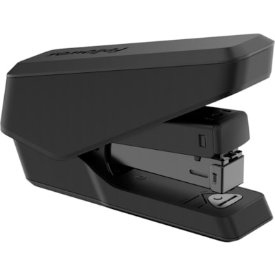 Fellowes LX840 Half Strip EasyPress Stapler - Black - Holds Upto 105 Staple - Half Strip - Black - 1 Each HALF STRIP  EFFORTLESS STAPLER 25 SHEET CAPACITY  BLACK
