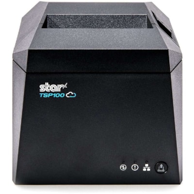 Star Micronics TSP143IVUE Thermal Receipt Printer - TSP100IV, Thermal, Cutter, USB-C, Ethernet (LAN), CloudPRNT, Android Open Accessory (AOA), Gray, Ethernet and USB Cable, Int PS - TSP100IV, Thermal, Cutter, USB-C, Ethernet (LAN), CloudPRNT, Android Open Accessory (AOA), Gray, Ethernet and USB Cabl  PRNT 