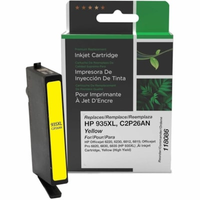 CLOVER IMAGING REMANUFACTURED HIGH YIELD YELLOW INK CARTRIDG E REPLACEMENT FOR HP