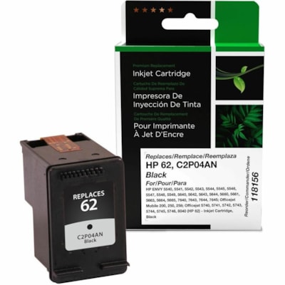 G&T REMAN INK HP C2P04A BLK PAGE YIELD 200 (HP 62) DPCP04ANCA