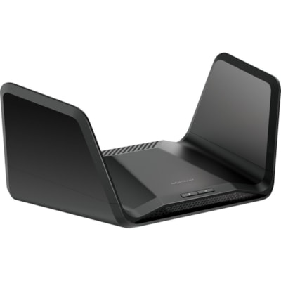 Netgear Nighthawk RAXE300 Wi-Fi 6E IEEE 802.11 a/b/g/n/ac/ax Ethernet Wireless Router - Tri Band - 2.40 GHz ISM Band - 5 GHz UNII Band - 6 x Antenna(6 x Internal) - 998.40 MB/s Wireless Speed - 5 x Network Port - 1 x Broadband Port - USB - 2.5 Gigabit Ethernet - VPN Supported  WRLS 