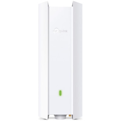 TP-Link EAP610-Outdoor Dual Band IEEE 802.11 a/b/g/n/ac/ax 1.80 Gbit/s Wireless Access Point - Outdoor - 2.40 GHz, 5 GHz - External - MIMO Technology - 1 x Network (RJ-45) - Gigabit Ethernet - Pole-mountable, Wall Mountable - IP67  