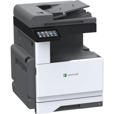 Lexmark CX931dse Laser Multifunction Printer - Color - Copier/Printer/Scanner - 35 ppm Mono/35 ppm Color Print - 1200 x 1200 dpi Print - Automatic Duplex Print - Up to 150000 Pages Monthly - Color Flatbed Scanner - 600 dpi Optical Scan - Gigabit Ethernet - USB - For Plain Paper Print COLOUR MULTIFUNCTION IS DESIGN ED FOR SECURITY USAB