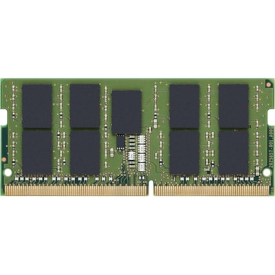 Kingston 32GB DDR4 SDRAM Memory Module - For Notebook - 32 GB - DDR4-2666/PC4-21300 DDR4 SDRAM - 2666 MHz Dual-rank Memory - CL19 - 1.20 V - ECC - Unbuffered - 260-pin - SoDIMM - Lifetime Warranty C CL19 SODIMM 2RX8 MICRON F 