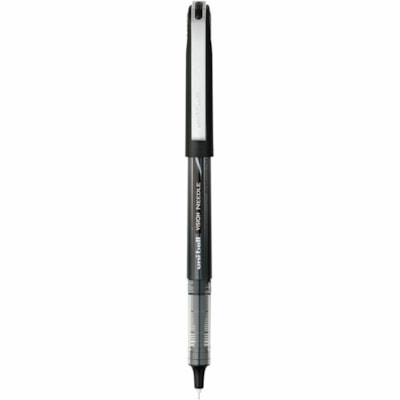 Uni-Ball Vision Needle Rollerball Pen - 0.5 mm (0.02") Micro Needle Pen Point - Black Ink VISION NEEDLE 