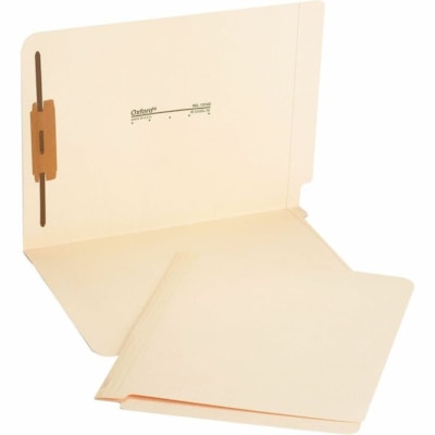 Pendaflex format lettre Chemise à onglet latéral avec Attache - 2 po (50,80 mm) Capacité du classeur - 8 1/2 po (215,90 mm) x 11 po (279,40 mm) - 1 x Encollé Attache(s) - Extremité Position supérieure - 50 / boîte ATTACHE 2 PO POSITION 1 ONGLET ENTIER 50/BTE