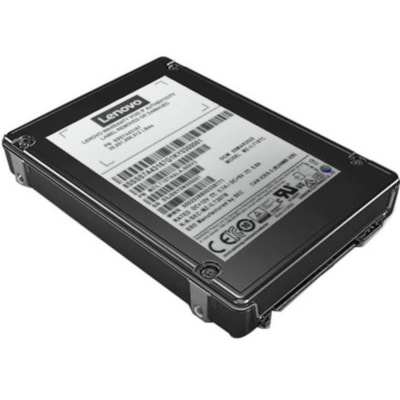 Lenovo - Disque SSD PM1653 3,84 To - 2.5" Interne - SAS (24Gb/s SAS) - Haut volume de lecture - Serveur Appareil compatible - 1 DWPD - 7008 To TBW - 2100 Mo/s Taux de transfer maximale en lecture - Remplaçable à chaud - 1 Année Garantie - 1 SAS HS 