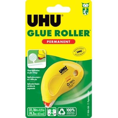 UHU Glue Roller - 1 Each - Transparent GLUE TAPE ADHSV  SOLVENTFREE INSTANT DRYING