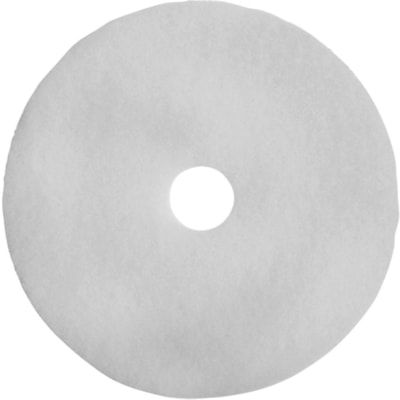 Globe - Tampons de sol blancs super polonais - Tampon de 20" de diamètre / Blanc - Rond - hauteur de 1 po (25,40 mm)diamètre de 20 po (508 mm) - Sol, Polissage350 tr/min Vitesse supportée - Éliminateur de rayures, Non irritant, Élimine les marques d'usure - Blanc - 5 / emballage FINI TRèS LUSTRé MACHINES JUSQU'à 350 TR/MIN