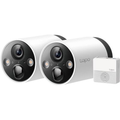 Tapo Smart Wire-Free Security Camera System, 2-Camera System - Camera, Base Station - 2560 x 1440 Camera Resolution - 2K Recording - Alexa, Google Assistant Supported APERP 