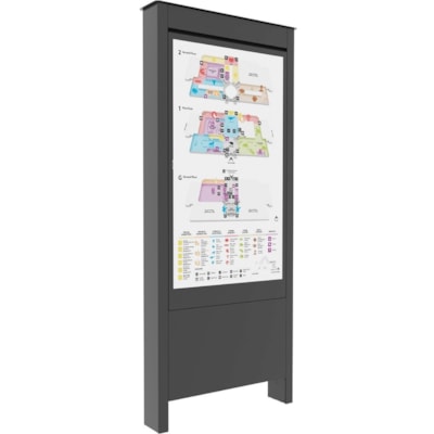 Chief Impact Outdoor Kiosk E4 BLACK 